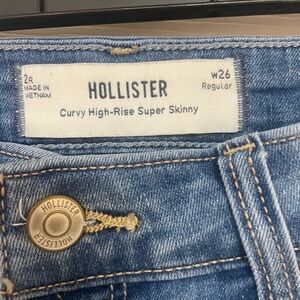 Hollister Blue Denim Curvy High-Rise Jeans